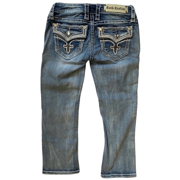Rock Revival Denim - Rock Revival Ena Capri Jeans Style: RJ8469P23 Color: Ena P23‎